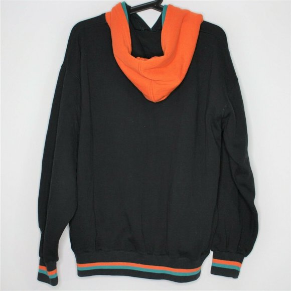 VTG Starter Miami Dolphins Double Hood Hoodie C647 - Picture 2 of 7